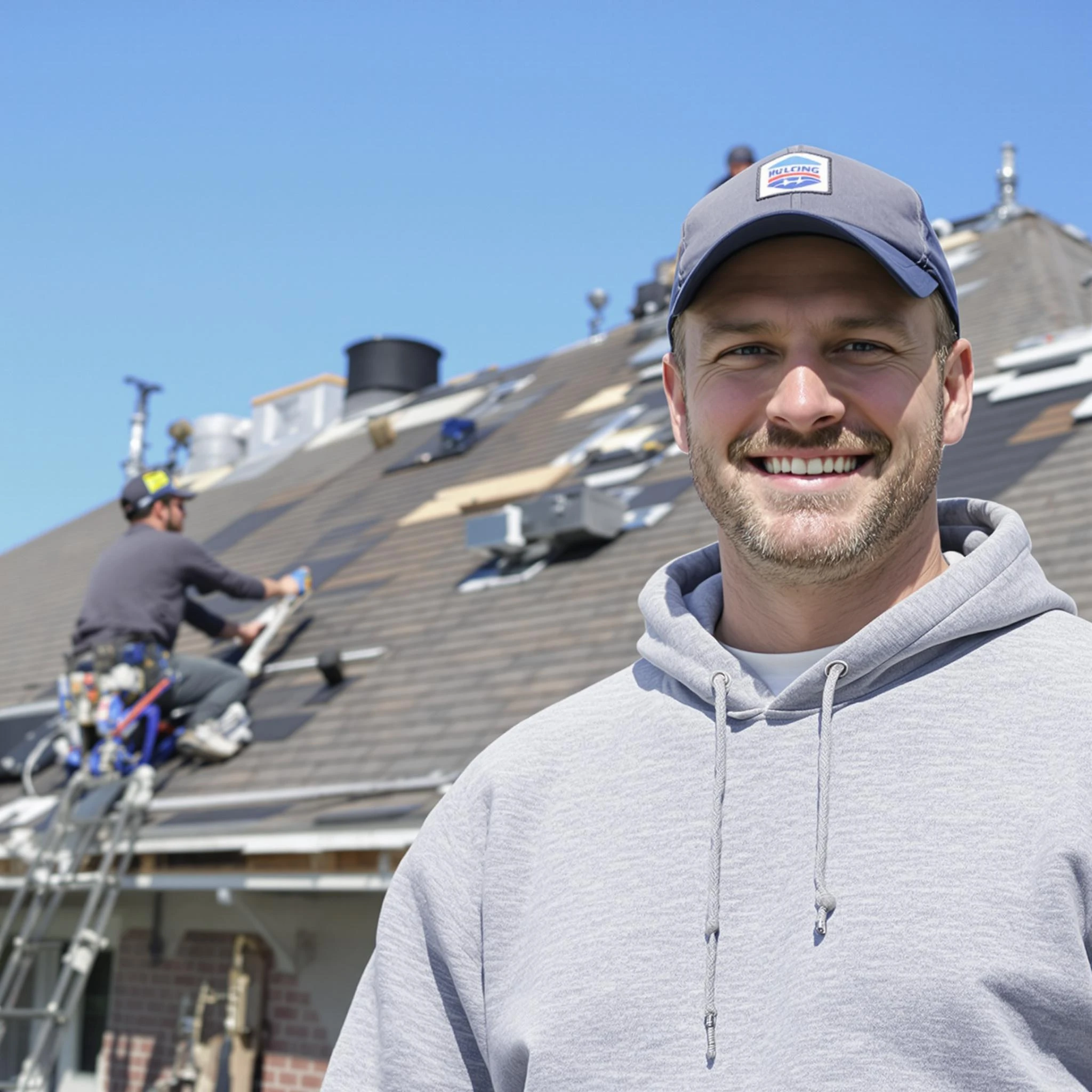 The Aurora Roofing Company team.